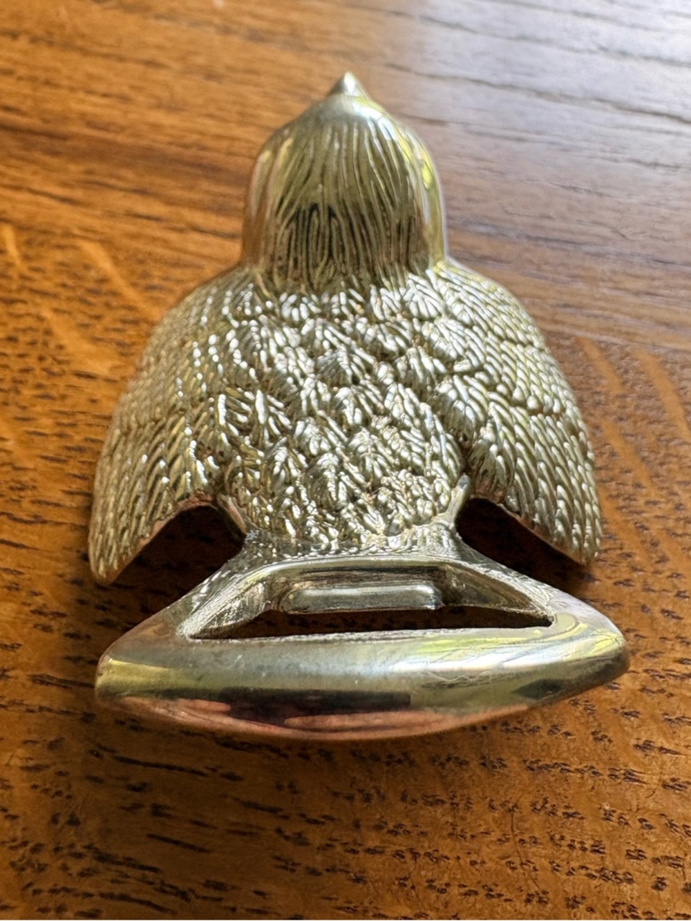 Vintage Silver tone metal Bird flip/turn Bottle Opener - Picture 3 of 14